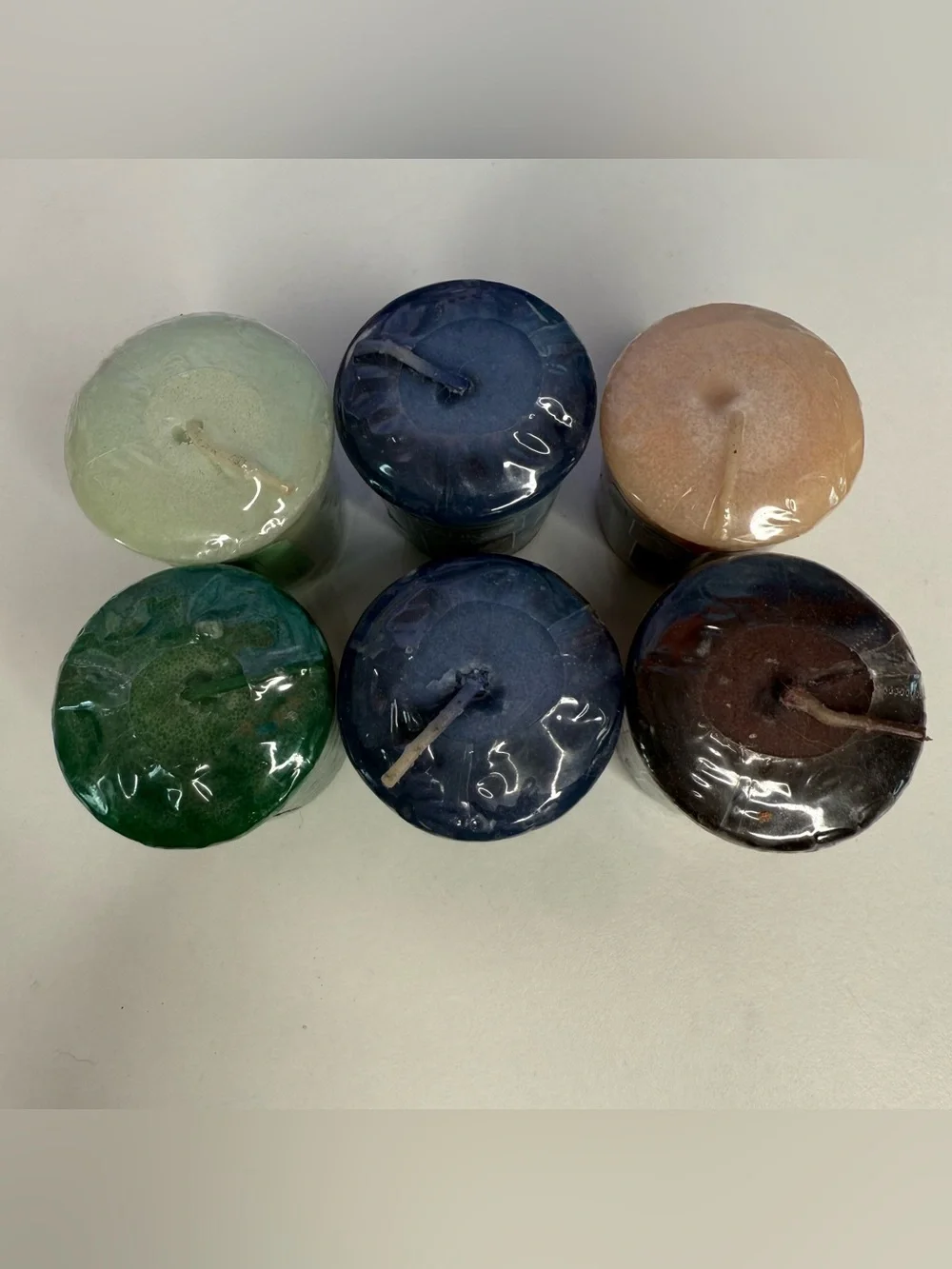 6 Yankee Candle Votive Balsam Clove Summer Night April Shower Forest Cashmere